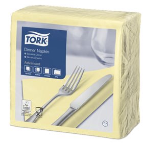 Tork Dinnerservet Advanced 2-laags Champagne 39x39cm ¼-vouw -Horecavoordeel.com-