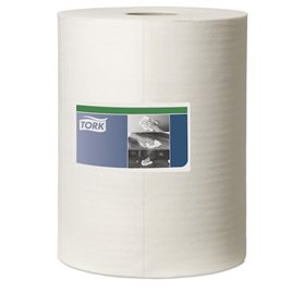 Tork Cleaning Combi Rol Reinigingsdoek 1-laags Wit 152 Meter - Systeem W1/W2/W3 -Horecavoordeel.com-