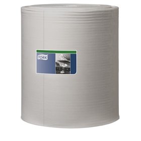 Tork Industrial Rol Reinigingsdoek 1-laags Grijs 361 Meter - Systeem W1 -Horecavoordeel.com-