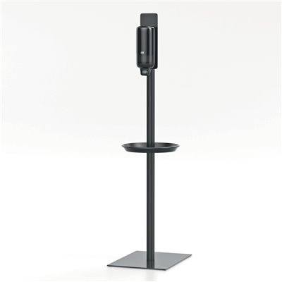 Tork Hand Hygiene Stand Black Stainless Steel 36.5x50x147.6cm -Horecavoordeel.com-