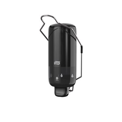 Tork Liquid and Spray Soap Dispenser with Armrest Black Plastic Elevation-Line -Horecavoordeel.com-