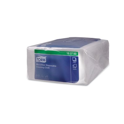 Tork Premium Microfibre Cleaning Cloth White 29.5x34cm -Horecavoordeel.com-