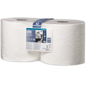 Tork Heavy-Duty Combi Rol Poetspapier 2-laags Wit 170 Meter - 23,5cm - Systeem W1/W2 -Horecavoordeel.com-