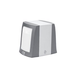 Tork Fastfold Tabletop Napkin Dispenser Gray Metal -Horecavoordeel.com-