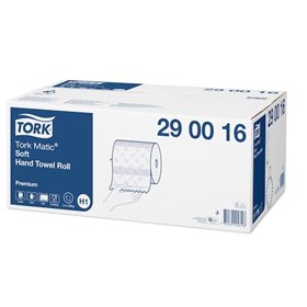 Tork Matic Zachte Handdoekrol Premium Wit 2-laags 100 Meter - Systeem H1 -Horecavoordeel.com-