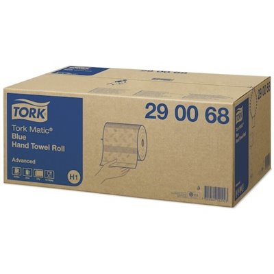 Tork Matic Handdoekrol Advanced Blauw 2-laags 150 Meter - 21cm - Systeem H1 -Horecavoordeel.com-