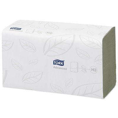 Tork Z-vouw Handdoek Advanced 2-laags Groen 24,8x23cm - Systeem H3 -Horecavoordeel.com-