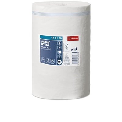 Tork Wiping Mini Centerfeed Cleaning Paper Advanced 1-ply White 120mtr - 21.5cm -Horecavoordeel.com-