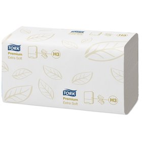 Tork Extra Soft Z-Fold Towel Premium 2-ply White 23x23cm -Horecavoordeel.com-