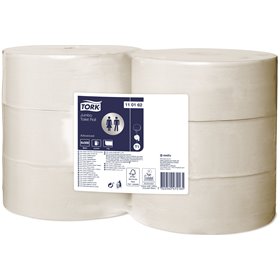 Tork Jumbo Toiletpapier Universal 1-laags Wit 500 Meter - 10cm - Systeem T1 -Horecavoordeel.com-