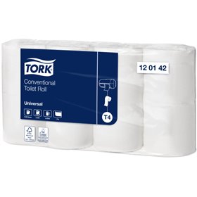 Tork Traditioneel Toiletpapier Universal 1-laags Naturel 56 Meter - 10cm - Systeem T4 -Horecavoordeel.com-