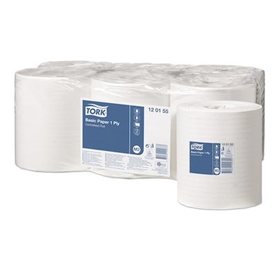 Tork Basic Centerfeed Cleaning Paper Universal 1-ply White 300mtr - 20cm -Horecavoordeel.com-