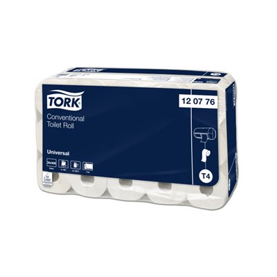 Tork Traditioneel Toiletpapier Universal 2-laags Naturel 48 Meter - 10cm - Systeem T4 -Horecavoordeel.com-