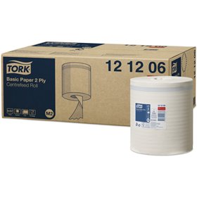 Tork Basic Centerfeed Cleaning Paper Universal 2-ply White 160mtr - 20cm -Horecavoordeel.com-