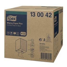 Tork Wiping Plus Combi Roll Cleaning Paper 2-ply White 255mtr - 23.5cm -Horecavoordeel.com-