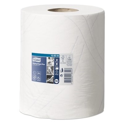 Tork Wiping Plus Centerfeed Cleaning Paper Premium 2-ply White 125mtr - 24cm -Horecavoordeel.com-