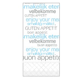 Tork Lunchservet Text 2-laags Decor 33x33cm 1/8-vouw -Horecavoordeel.com-