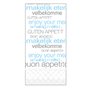 Tork Lunchservet Text 2-laags Decor 33x33cm 1/8-vouw -Horecavoordeel.com-