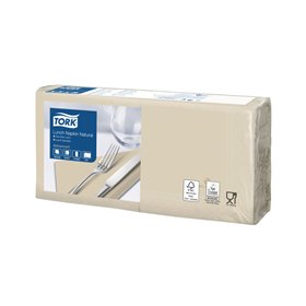 Tork Lunchservet Advanced Enviromental Print 2-laags Naturel ¼-vouw 33x33cm -Horecavoordeel.com-