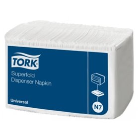 Tork Dispenser Napkin Superfold Universal 1-ply White 31x41cm -Horecavoordeel.com-