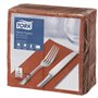 Tork Soft Dinnerservet Advanced 2-laags Terracotta 39x39cm 1/8-vouw -Horecavoordeel.com-