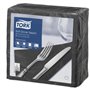 Tork Soft Dinnerservet Advanced 3-laags Zwart 39x39cm ¼-vouw -Horecavoordeel.com-