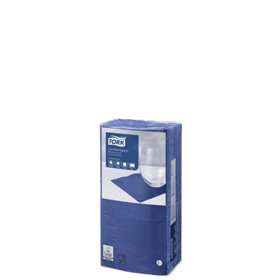 Tork Cocktail Napkin Advanced 2-ply Dark Blue 24x24cm ¼-fold -Horecavoordeel.com-