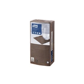 Tork Cocktail Napkin Advanced 2-ply Brown 24x24cm ¼-fold -Horecavoordeel.com-