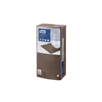 Tork Cocktail Napkin Advanced 2-ply Brown 24x24cm ¼-fold -Horecavoordeel.com-