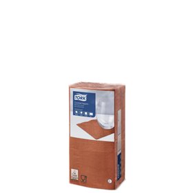 Tork Cocktail Napkin Advanced 2-ply Terracotta 24x24cm ¼-fold -Horecavoordeel.com-