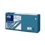 Tork Soft Lunchservet Advanced 3-laags Blauwgroen 33x33cm ¼-vouw -Horecavoordeel.com-