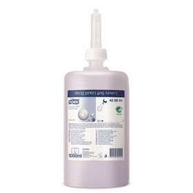 Tork Luxury Soft Liquid Soap Lilac Perfumed 1 Liter per Bottle -Horecavoordeel.com-