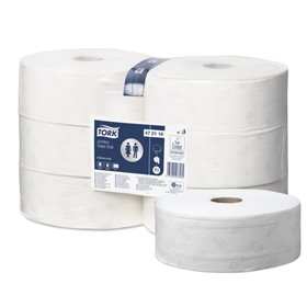 Tork Jumbo Toilet Paper Advanced 2-ply White 380mtr - 9.5cm -Horecavoordeel.com-