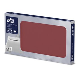 Tork Textile Feel Napperon Advanced 1-laags Bordeaux 80x80cm -Horecavoordeel.com-