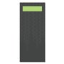 Tork Cutlery Bag Advanced Black with Lime Napkin 2-ply 39x23cm -Horecavoordeel.com-