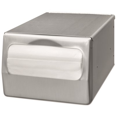 Tork Superfold Napkin Dispenser Counter Gray Metal -Horecavoordeel.com-