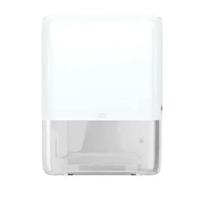 Tork PeakServe Mini Continuous Towel Dispenser White Plastic Elevation-Line