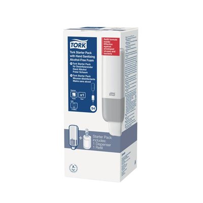 Tork Starter Pack met Alco-free Foam Sanitizer - Systeem S4