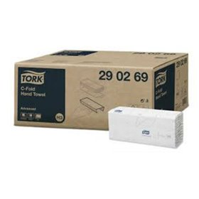 Tork C-fold Towel Advanced 2-ply White 25x41cm