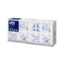 Tork Lunch napkin Delft Ware 1-layer Decor 32.8x32.5cm ¼-fold