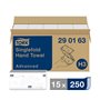 Tork Zachte Z-vouw Handdoek Advanced 2-laags Wit 24,8x23cm - Systeem H3