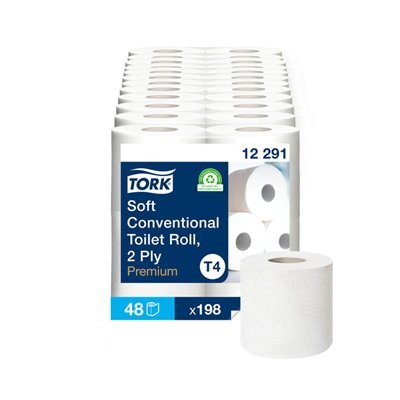 Tork Soft Traditional Toilet Paper Premium 2ply 24,8mtr - 10cm