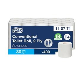 Tork Traditioneel Toiletpapier Advanced 2-laags 48 Meter - 10cm - Systeem T4