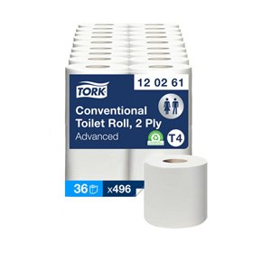 Tork Traditioneel Toiletpapier Advanced 2-laags 68,3 Meter - 10cm - Systeem T4