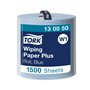 Tork Wiping Plus Rol Poetspapier 2-laags Blauw 510 Meter - 36,9cm - Systeem W1