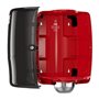 Tork Combi Rol Poetspapier Dispenser Zwart-Rood Metaal-Kunststof Performance-Line - Systeem W2