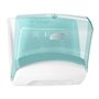 Tork Folded Cleaning Cloth Dispenser White-Turquoise Metal-Plastic Performance-Line