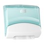 Tork Folded Cleaning Cloth Dispenser White-Turquoise Metal-Plastic Performance-Line