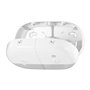 Tork SmartOne Mini Twin Toilet Paper Dispenser White Plastic Elevation-Line