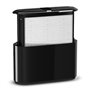 Tork Xpress Multifold Countertop Towel Dispenser Black Plastic Elevation-Line